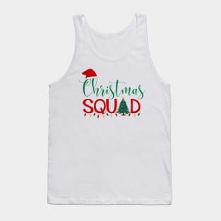 Christmas Squad Family Group Matching Christmas Party Tank Top